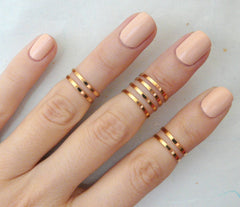 Trendy knuckle rings Set of 8 - OpaLandJewelry