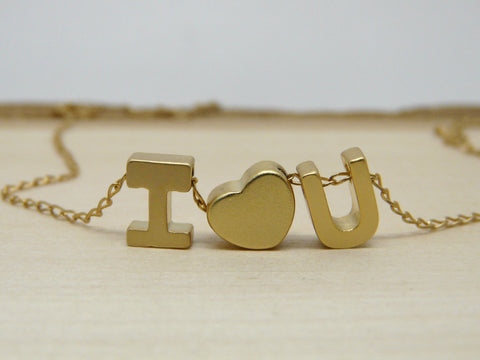 I Love You necklace - OpaLandJewelry