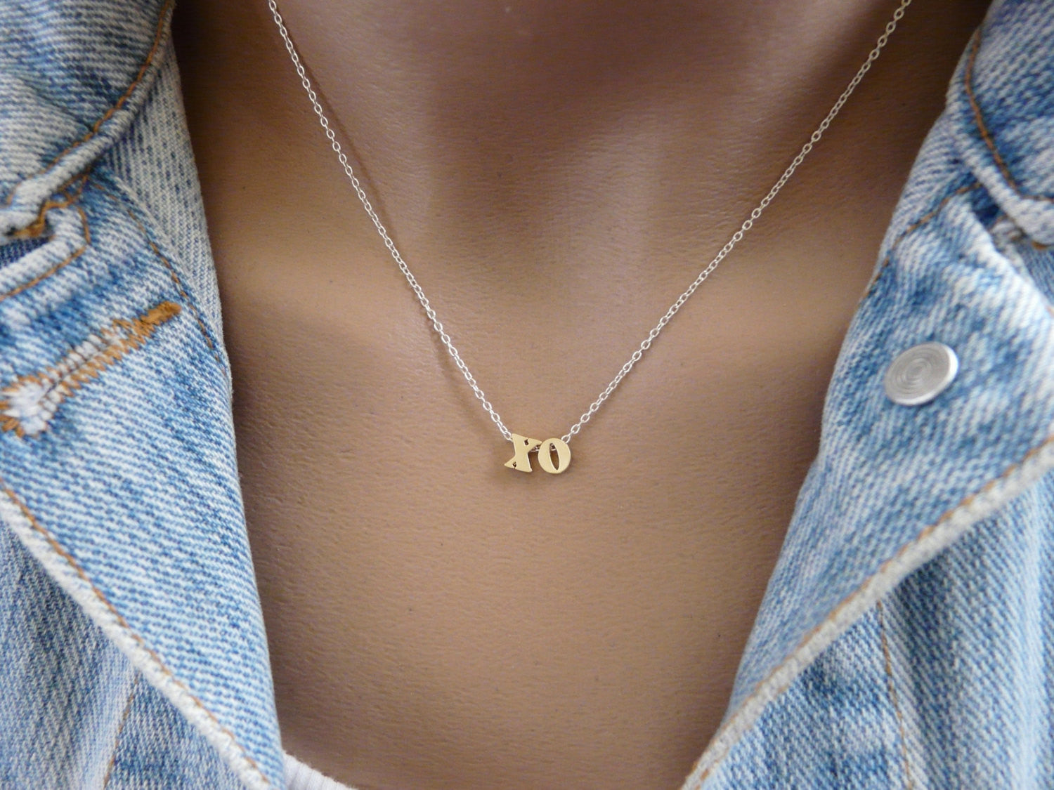 XO necklace - OpaLandJewelry