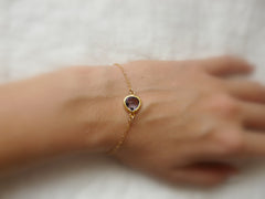 Gold filled Crystal bracelet - OpaLandJewelry