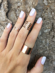 Set of 8 above the knuckle rings - OpaLandJewelry