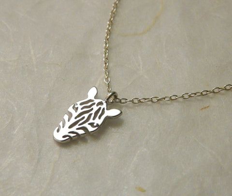 Zebra necklace - OpaLandJewelry